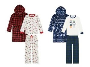 Eddie Bauer Kids 3-Piece Sleep Set 1 Robe + 1 Pajama Top + 1 Pajama Bottom - Picture 1 of 26
