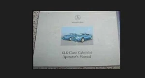 2003 Mercedes Benz CLK320 CLK500 CLK55 AMG Cabriolet Convertible Owner Manual - Picture 1 of 1