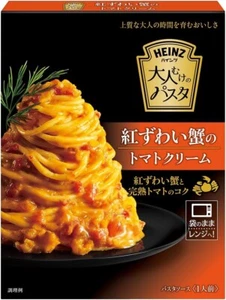 Salsa de pasta de espagueti japonés cangrejo tomate crema pasta alimento conservado HEINZ 110 g - Imagen 1 de 26