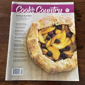 Cook's Country Magazine Aug/Sept 2017 Summer Fruit Tart Grilled Chicken - Picture 1 of 3