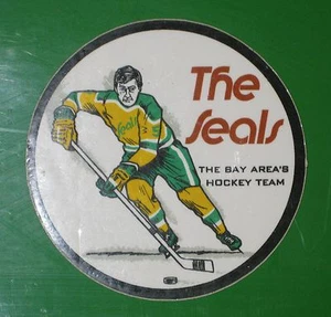 OAKLAND SEALS NHL HOCKEY STICKER RARE VINTAGE 1970 COLLECTORS - Picture 1 of 5