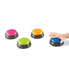 Recordable Buttons Set, Voice Recording Button Learning Resources for Dog Cat...