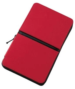 Reimei Fujii Pen Case Patalino L Red x Navy - Picture 1 of 6
