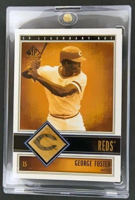 2002 SP Legendary Cuts - Legendary Bat George Foster #B-GFO - Image 1 of 4