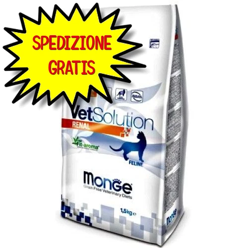 MONGE DIETA GATTO VETSOLUTION RENAL 1,5 KG - Immagine 1 di 1
