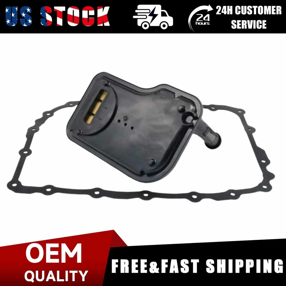 Fits Cadillac Pontiac ＆ Chevy SS Transmission Oil Fluid Filter Pan Gasket Kit - Imagem 1 de 4