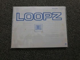 Loopz Manual Only NES Nintendo In Protector 
