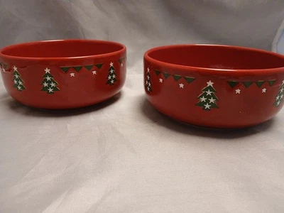 Juego de 2 cuencos para árbol de Navidad Waechtersbach Foto 1 de 4
