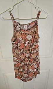 Wonder Nation Girls Floral Spaghetti Strap Shorts Romper Large - Picture 1 of 8
