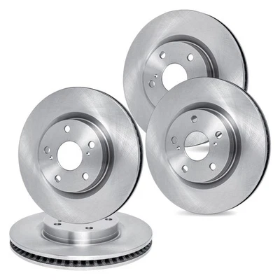 For Mercedes-Benz 560SEL 90-91 R1 Concepts Plain Front & Rear Brake Rotor Set - Image 1 of 4