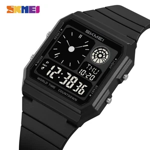 SKMEI Sommerzeit Digital Sport elektronische Uhr für Männer Frauen Student - Bild 1 von 29
