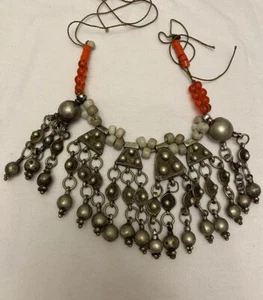 Old Ethiopian Silver Necklace - Picture 1 of 2