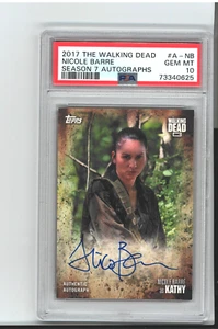 JACK REACHER Walking Dead Auto GEM MINT 10 Nicole Barre Autograph On-Card Sig - Picture 1 of 2