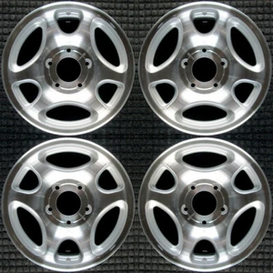 Ford F-150 Machined w/ Silver Pockets 16" OEM Wheel Set 1997 to 1998 - Picture 1 of 1