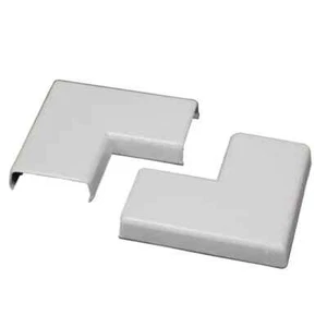 Legrand Wiremold NM6 Non-Metallic PVC Raceway Flat Elbow, Ivory (2-pack) - Picture 1 of 6