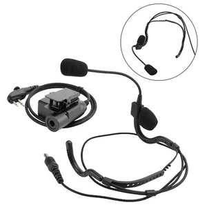 7.1-C8 Rear Mount Big Plug Tactical Headset pour Hytera HYT TC-508 TC-510 TC-518 - Zdjęcie 1 z 18