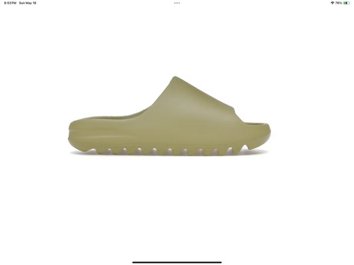 Adidas Yeezy Slide Resina Taglia 12 FZ5904 Nuove con scatola 100% Autentiche
