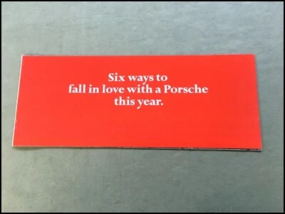 1971 Porsche 20-page Vintage Car Sales Brochure Catalog - 911 911S 911T 911E 914 Foto 1 de 4