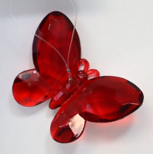 O4 3" red July small butterfly CRYSTAL EXPRESSIONS Ornament acry-421 Ganz