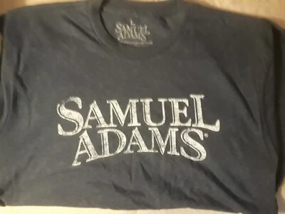 Camiseta Samuel Adams Cerveza Talla Grande Azul Manga Corta Cuello Redondo Nueva  Foto 1 de 4