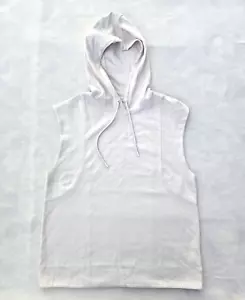 Sudadera con capucha sin mangas Athleta para mujer talla grande pequeña marfil usada en excelente estado - Imagen 1 de 10