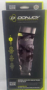 DonJoy Performance Anaform Shin Splint Sleeve - Black / Grey Camo - S Small - Picture 1 of 3