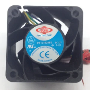 TopMotor DF124028BL DC Cooling Fan 40x28mm 12VDC 0.50A 4-Wire Lead w/Conn 1piece - Picture 1 of 4