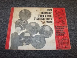 1989 Ford Bronco F150 F250 F350 F-Super Duty Electrical Wiring Diagram Manual xz - Bild 1 von 1