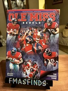 z7 1996 TENNESSEE VOLS @ OLE MISS REBELS Football Program Peyton Manning - Picture 1 of 3