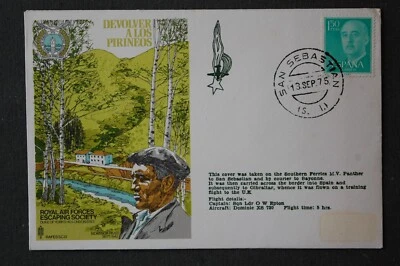 Spain Flown Cover Royal Air Force escape committee San Sebastian RAF Marham - Image 1 of 2