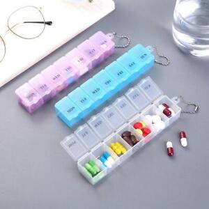 7 Weekly Day Daily Box Pill Organiser Medicine Tablet Storage Dispenser Week