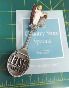 The Country Store Löffel Franklin neuwertig Sammlerlöffel Fisk REIFEN mit Booklet - Bild 1 von 7