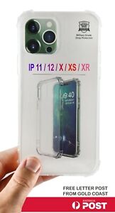 iPhone 12 11 Pro Max X XS XR Clear Shockproof Soft Case Bumper for Apple Iphone