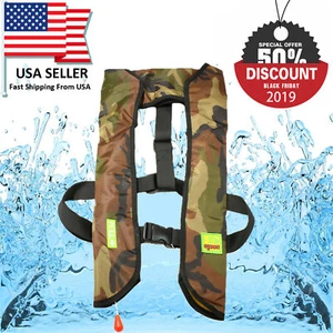 Adjustable Boat Buoyancy Aid Sailing Kayak Fishing Life Jacket Vest Manual Pro - Picture 1 of 16