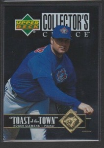 1997 COLLECTOR'S CHOICE TOAST OF THE TOWN #30 ROGER CLEMENS SERIES 2 1:35 PACKS