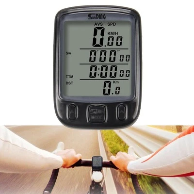 Accurate Bike Speedometer with Average Speed and Customizable Tire Sizes - Image 1 of 4