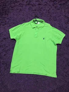 POLO RALPH LAUREN Men's Classic-Fit Mesh Polo Shirt L SunFaded Distressed 90s - Picture 1 of 11