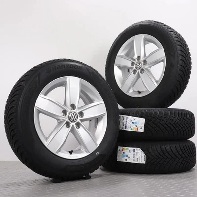 Winterräder VW Polo 6 2G AW 15Zoll Original Alufelgen Winterreifen 185/65R15 NEU - Bild 1 von 4