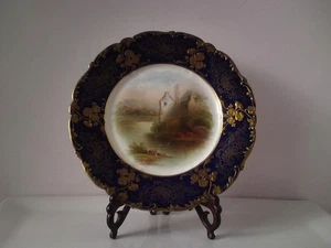 Foley China Wileman Shelley F.Micklewright armadio piatto porcellana castello di Roslin - Foto 1 di 18