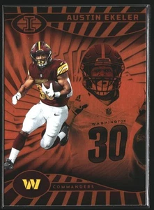 2024 Panini Illusions #92 Austin Ekeler Orange Trophy Collection - Picture 1 of 2