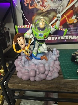 Toy Story Buzz Light Year And Woody Big Fig Does Not Light Up Authentic Disney - Image 1 of 4