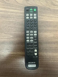 Sony RM-U262 AV System Receiver Programmable Remote Control Black Original - Picture 1 of 3