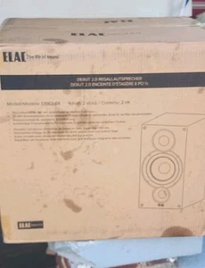 Altavoces de estantería bidireccionales ELAC Debut 2.0 B6.2 DB62-BK (negro, par) leer descripción - Imagen 1 de 4