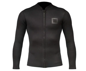 Traje de neopreno Surf Squared para hombre de 2 mm Top XL chaqueta de manga larga negra - Imagen 1 de 12