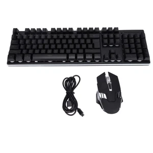 ・Keyboard Mouse 104 Key Wireless Charging 2.4G RGB Luminescence Computer - Picture 1 of 24