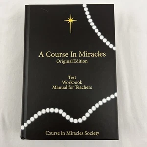 Course in Miracles: Original Edition by Helen Schucman (English) Hardcover Book - Foto 1 di 8