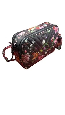 Черная стеганая сумка через плечо ALDO с цветочным принтом и кисточками - Изображение 1 из 4