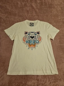 Kenzo Tshirt Size L White Jungle Paris Short Sleeve Top 100% Cotton 432 - Bild 1 von 11
