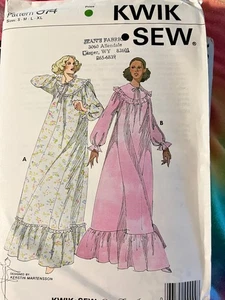 Camisones Kwik-Sew Patrón #874-Misses' - Talla SM-XL SIN CORTAR - Imagen 1 de 2