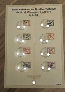 Impero tedesco Olimpiadi timbro speciale 1936 - Foto 1 di 2